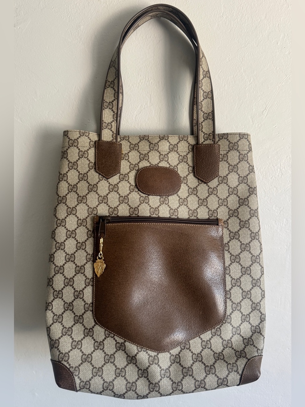 Authentic vintage Gucci GG Canvas Tote Bag